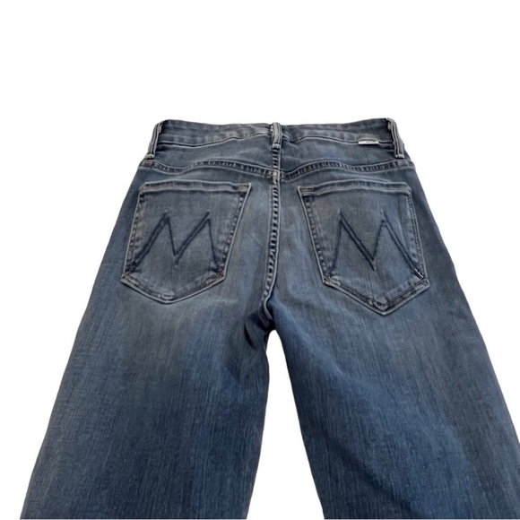 Mother High Rise Stretch Denim Jeans 24 ankle - Picture 6 of 16